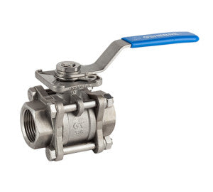 Genebre 3 pcs full bore ball valve 1/4"