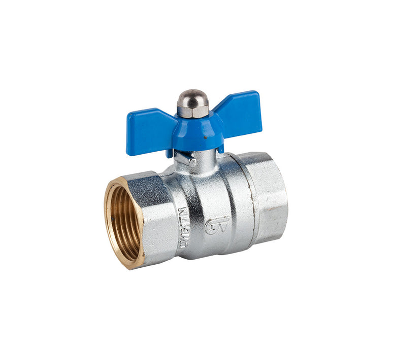 Genebre Ball valve blue butterfly handle 1/2"