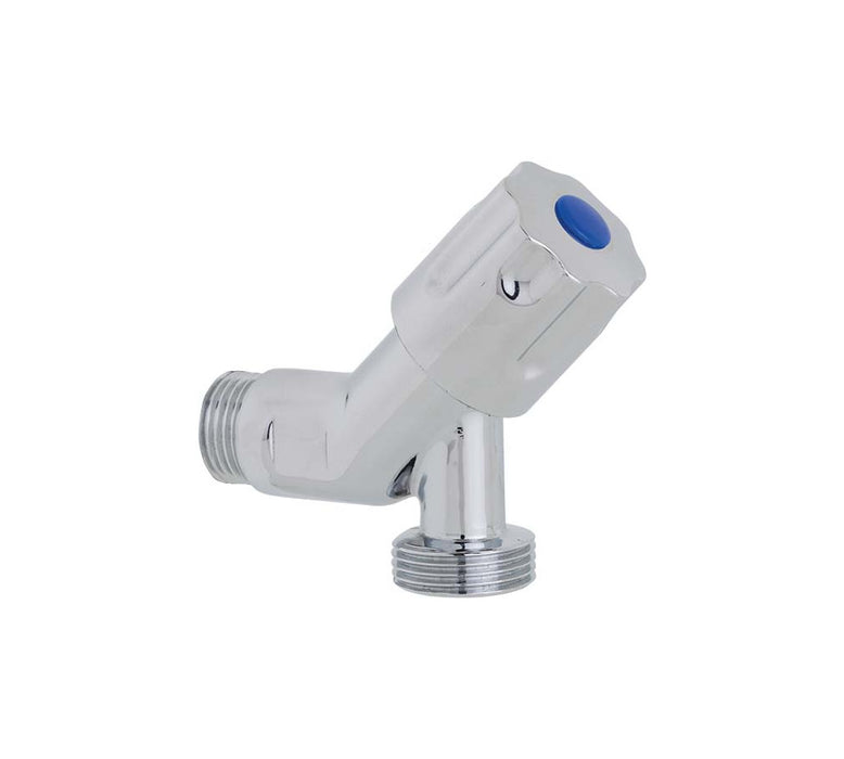 Genebre "TEK" chrome-plated simple washing machine valve 1/2 x 3/4