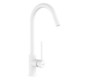 Genebre TAU White Single lever sink mixer 25 cartridge cold start