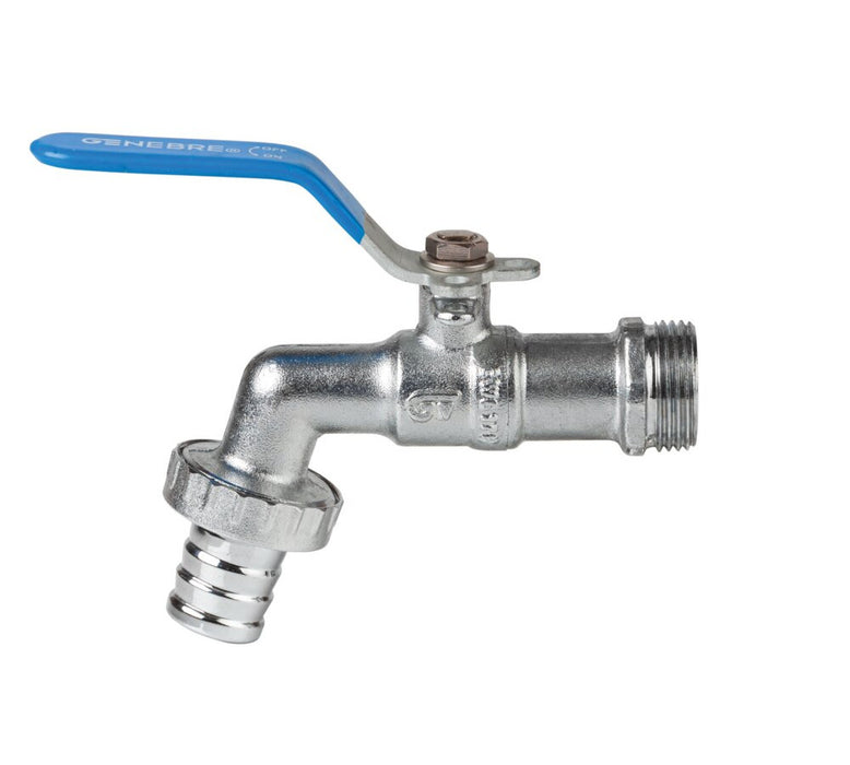 Genebre Bibcock ball valve Full bore 1/2" x 3/4" (3059 04)