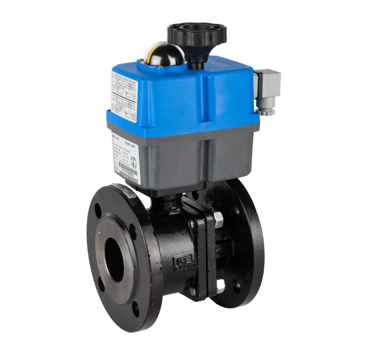 Genebre 2 pieces full bore ball valve - flanged ends 1 1/4" (5625 07 47)