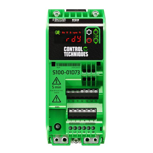 Control Techniques COMMANDER S100-03413-0A0000, S100-400V 3PH 7.2A 3KW C3