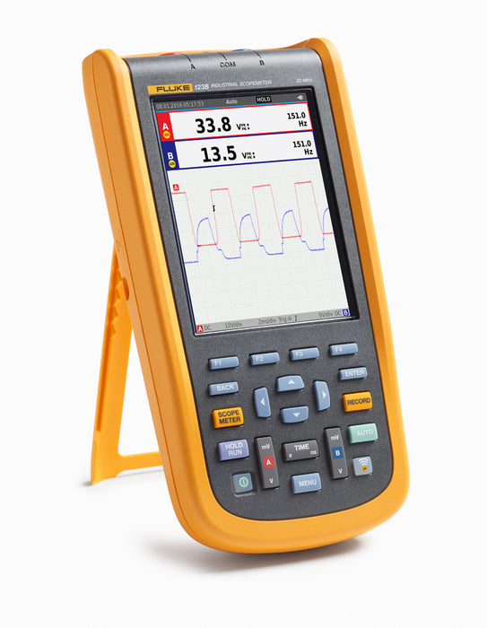 Fluke 123B ScopeMeter 120B Series, 20MHz Handheld Oscilloscope, 2 Analogue Channels