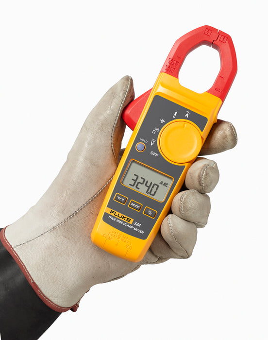 Fluke 324 True-RMS Clamp Meter with Temperature & Capacitance