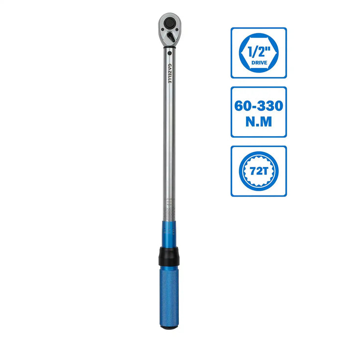 Gazelle G80423 1/2 IN. Torque Wrench 60-330NM