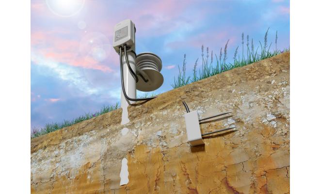 HOBO MX Soil Moisture and Temperature Data Logger
