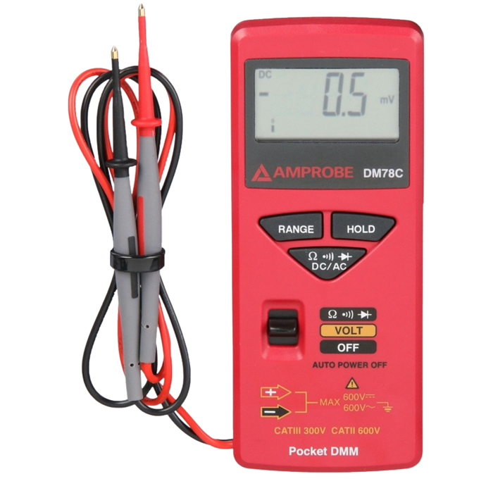 Amprobe DM78C Credit Card Size Multimeter