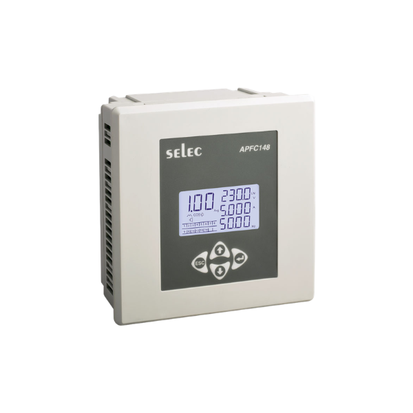 Selec APFC, LCD, 3Ø, 12 Stage, built in - VAF (APFC148-312-90/550V)