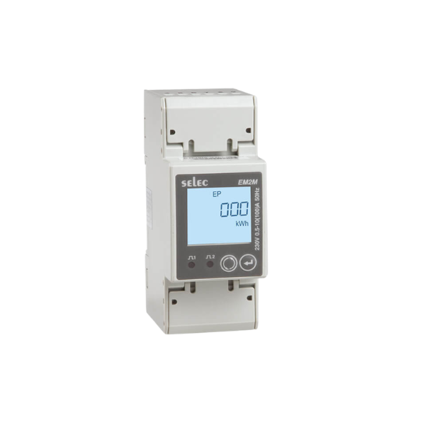 Selec CE certified, Single phase DIN RAIL Energy Meter (EM2M-1P-C-100A)