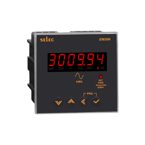 Selec 6 Digit LED Energy Meter (EM306C)