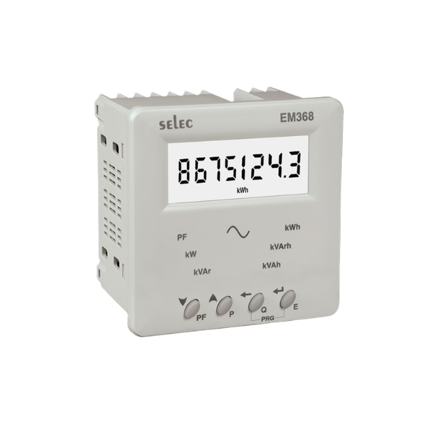 Selec UL & CE Certified 8 Digit LCD Energy meter (EM368-C)