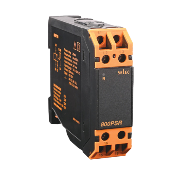 Selec Phase sequence relay, Din rail mount (800PSR)