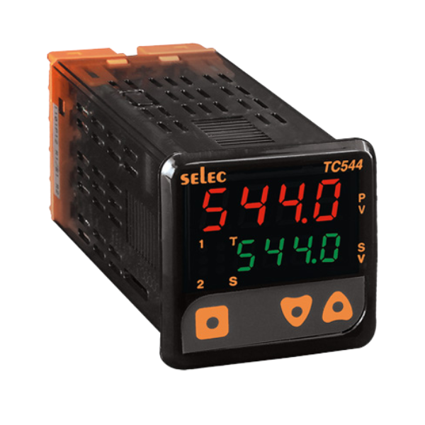 Selec Dual Display, Dual Set Point, Relay/SSR+ Relay Output (TC544A-24V)