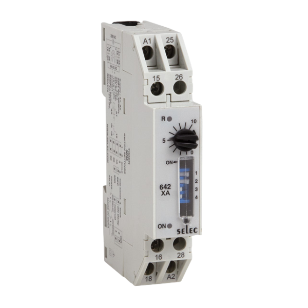 Selec On delay / Interval, 8 Time Ranges, Universal Power Supply (642XA)
