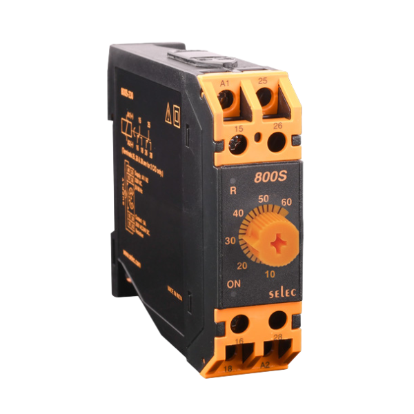 Selec On delay, Single Time Range (800S-1-ON-60S-230)