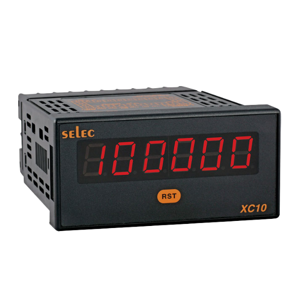 Selec 6 DIGIT LED COUNT TOTALISER, 48X96MM (XC10D)