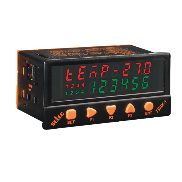 Selec PLC WITH TEMP AI AND RELAY OP (TWIX-1-230V)