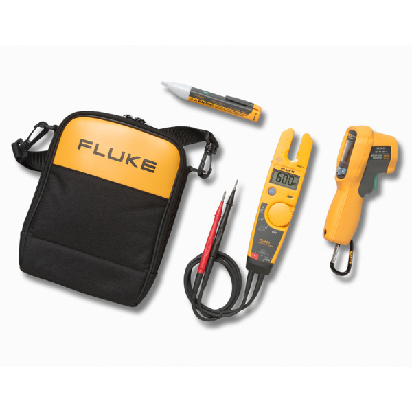 Fluke T5-600/62MAX+/1AC II IR Thermometer, Electrical Tester and Voltage Detector Kit