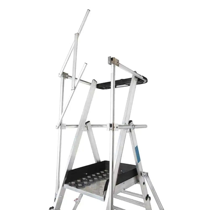 Gazelle G1012 5-6.8ft Guardian Telescopic Platform Ladder (1.5-2.1m)