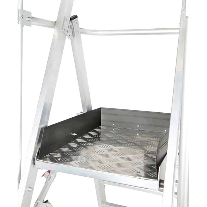 Gazelle G1012 5-6.8ft Guardian Telescopic Platform Ladder (1.5-2.1m)