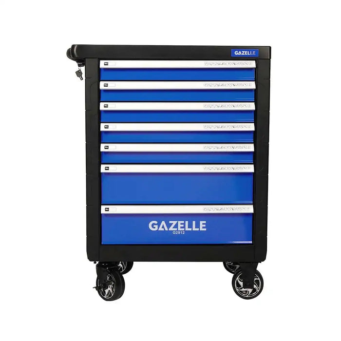 Gazelle G2912 7-Drawer Rolling Cabinet with 133 Tools