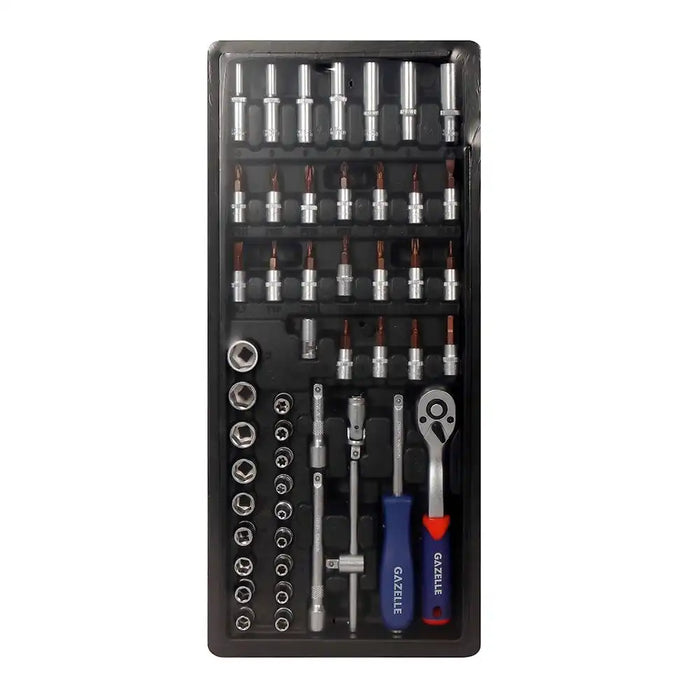 Gazelle G2912 7-Drawer Rolling Cabinet with 133 Tools