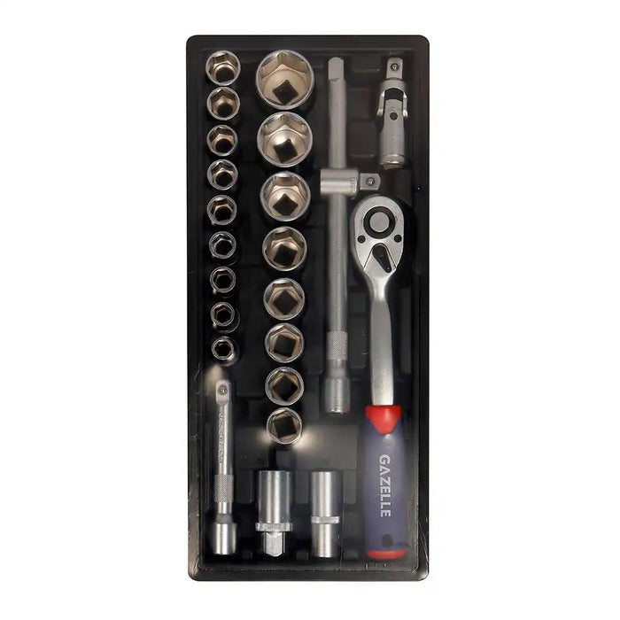 Gazelle G2912 7-Drawer Rolling Cabinet with 133 Tools