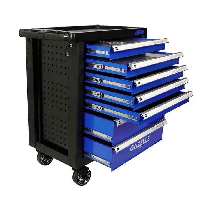 Gazelle G2912 7-Drawer Rolling Cabinet with 133 Tools