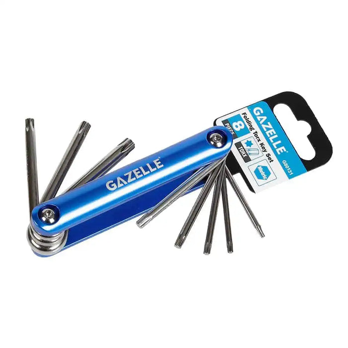 Gazelle G80131 Folding Torx Key Set, 8-Pieces