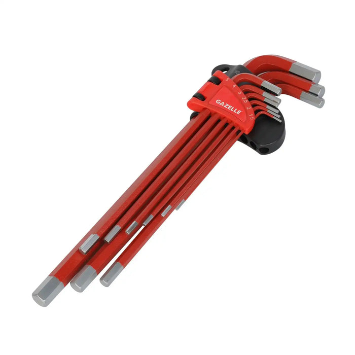 Gazelle G80133 Long Arm Metric Hex Key Set, 9-Pieces