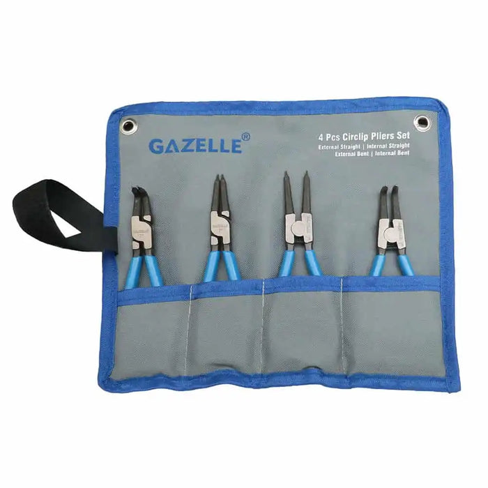 Gazelle G80198 7 In. Circlip Plier Set, 4-Pieces (180mm)
