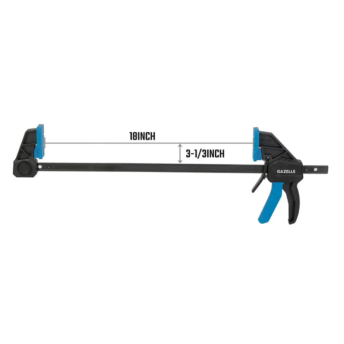 Gazelle G80212N 18 In. Heavy Duty Ratcheting Bar Clamp (450mm)
