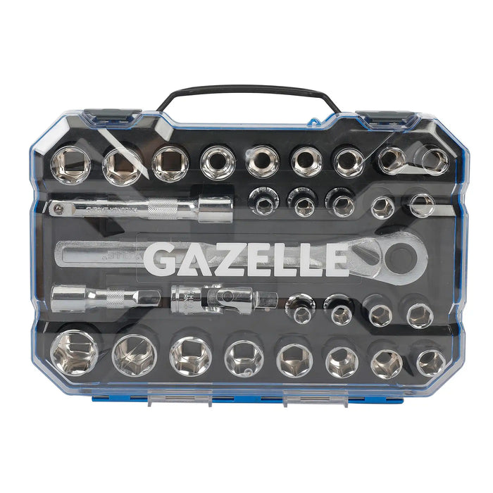 Gazelle G80234 1/2 In. Drive Socket Set, 30-Pieces (13mm)