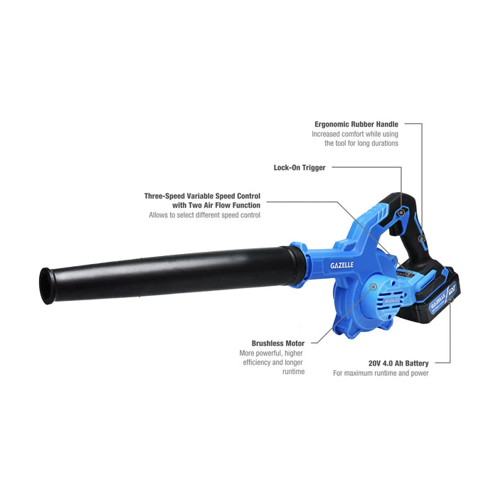 Gazelle GC2044 20V Brushless Compact Blower
