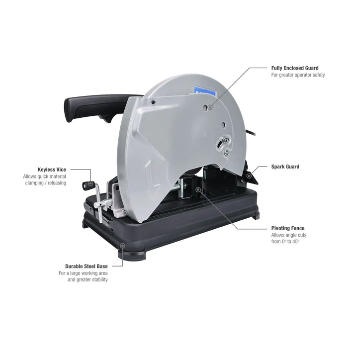 Gazelle GM4535 220V 14" High Power Chopsaw 2000W