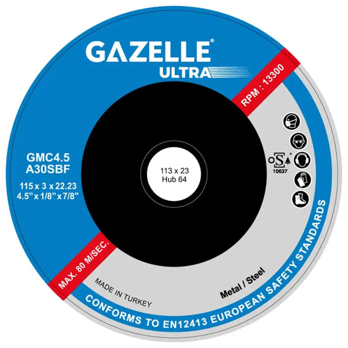 Gazelle GMC 4.5 4.5In. Metal Cutting Disc (115mm)