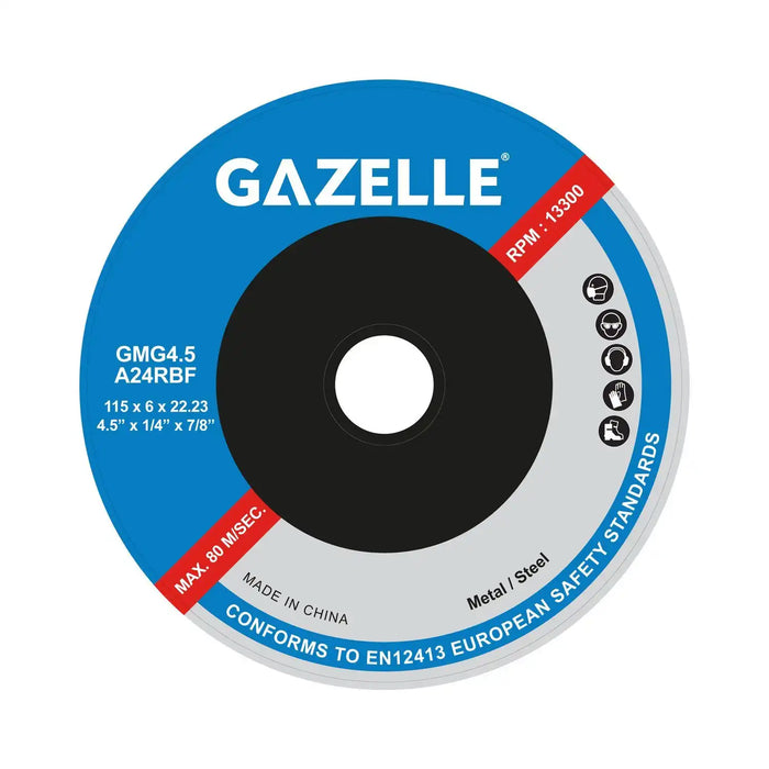 Gazelle GMG4.5-Rapid 4.5 In. Metal Grinding Disc (115mm)