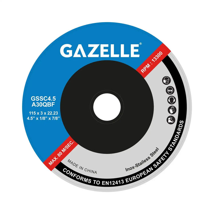 Gazelle GSSC4.5 4.5 In. Stainless Steel Cutting Disc (115mm)